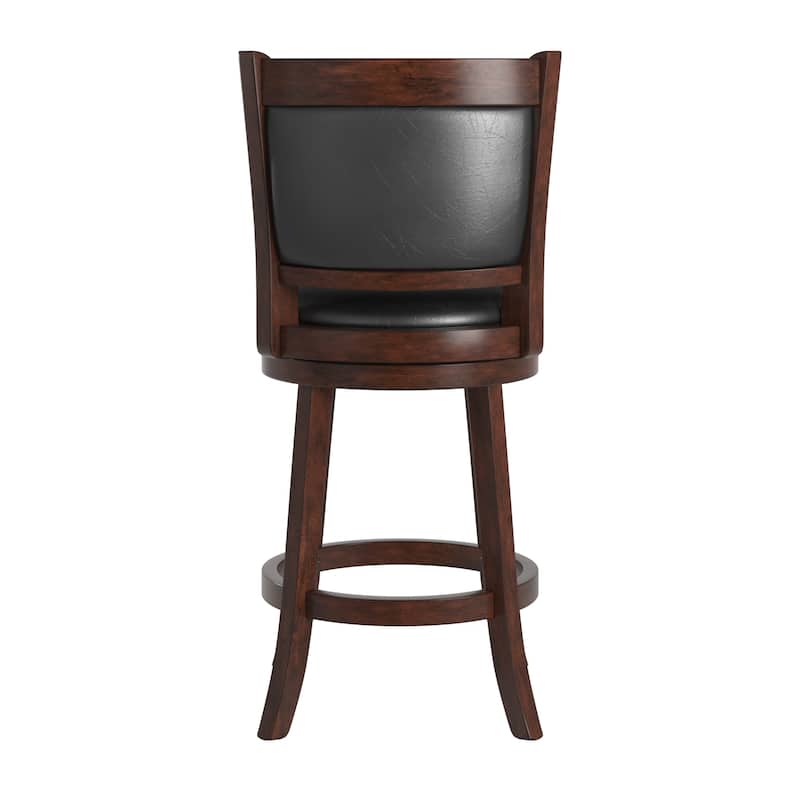 Verona Swivel High Back Counter Height Stool by iNSPIRE Q Classic