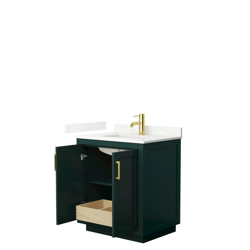 Miranda 30-inch Single Vanity, Quartz Top