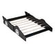 preview thumbnail 6 of 9, Full Race Car Bed with Rails - Pinewood & Fun Design