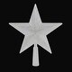 preview thumbnail 6 of 4, 10" Clear Crystal Star LED Christmas Tree Topper - Clear Lights