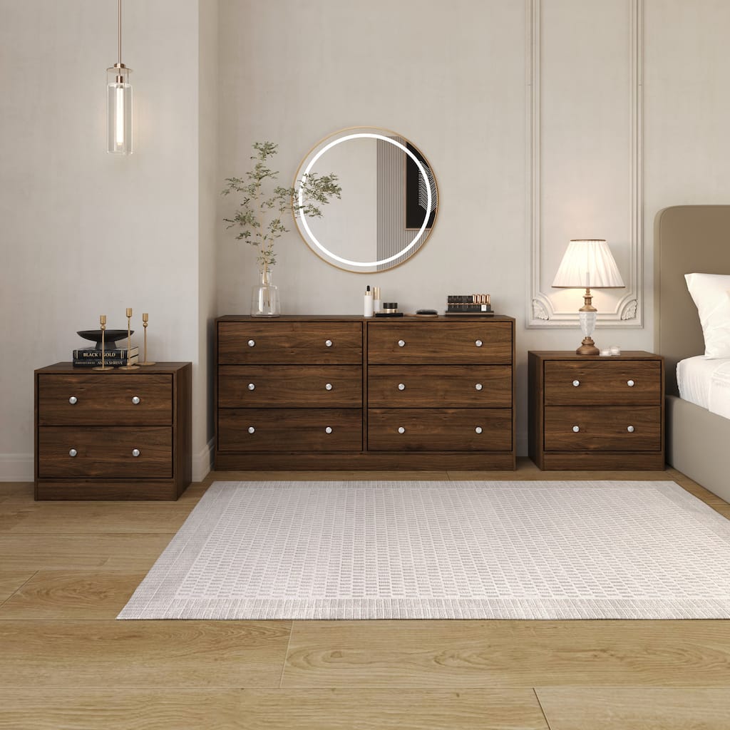 Clayfell Altoona Dresser with 2 Nightstands