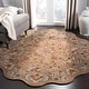 preview thumbnail 6 of 46, SAFAVIEH Handmade Heritage Traditional Brown/ Blue Wool Rug