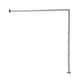 preview thumbnail 11 of 19, Wall Mounted Corner Shower Curtain Rod 35.4 - 35.4 Inches