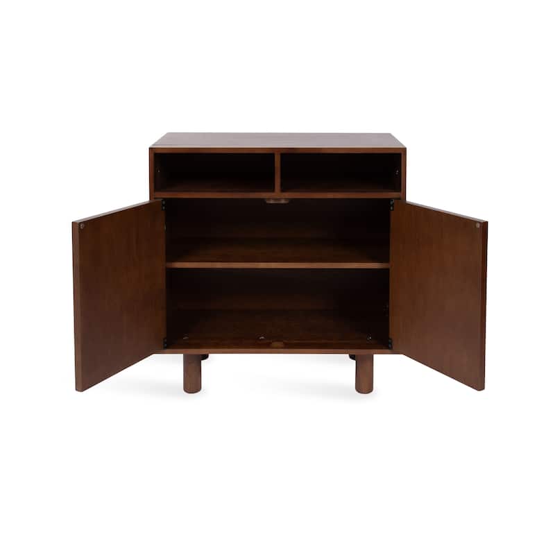 Kate and Laurel Cabernel Floor Cabinet - 30x15x30