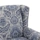 Upholstered Nailhead Trim Armchair Wingback Accent Chairs Set of 2