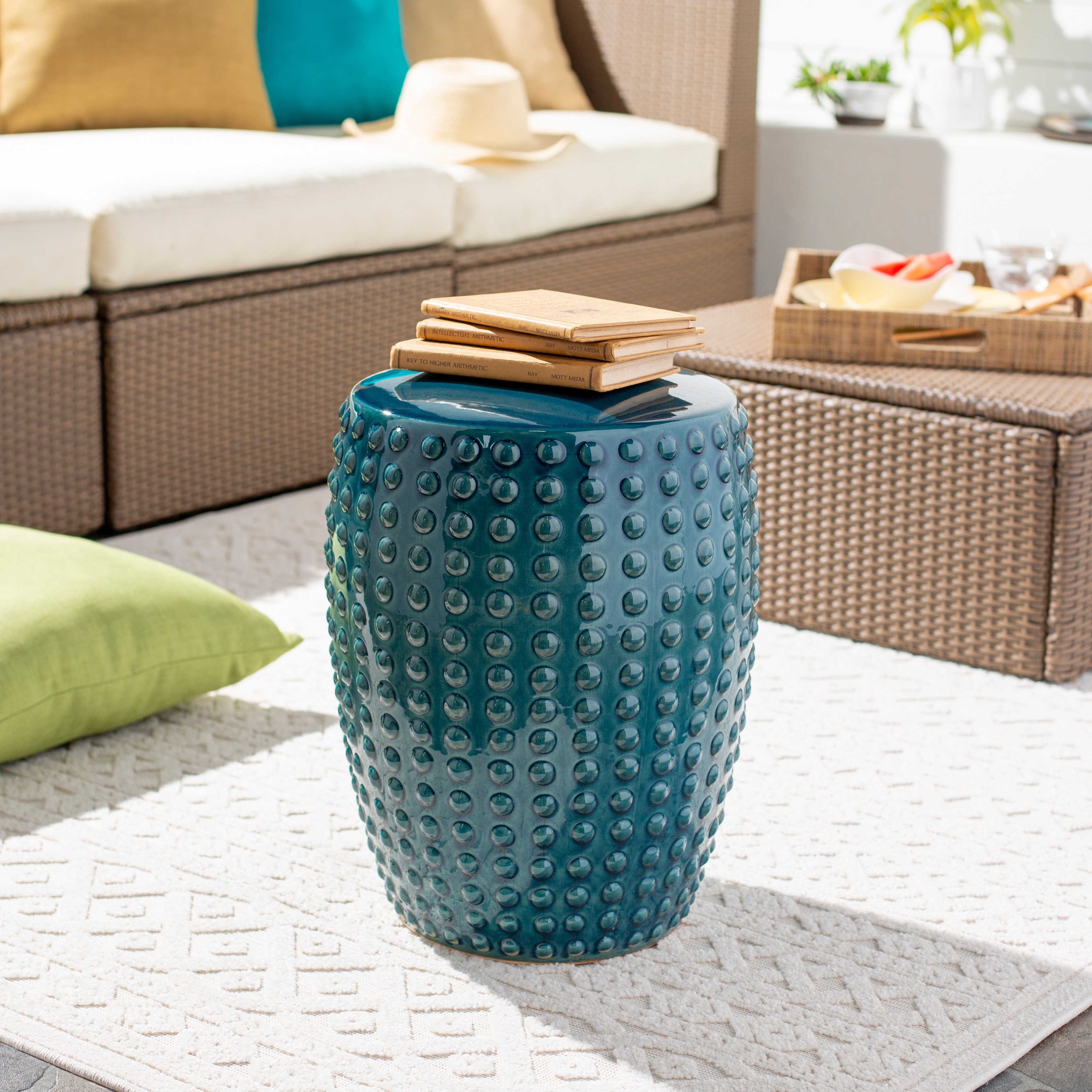 Outdoor ceramic sales garden stools