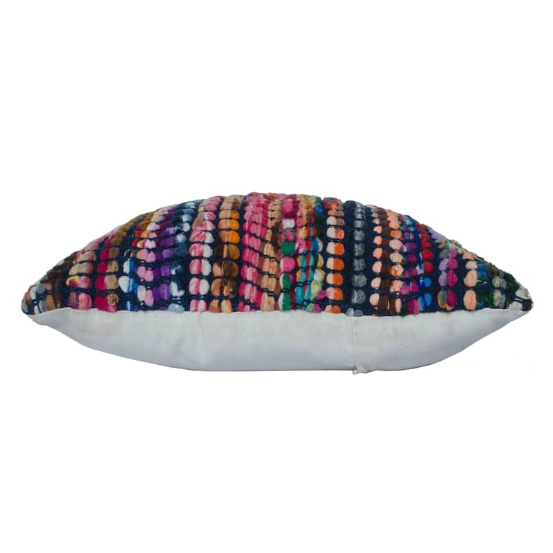 Sevita Multicolored Bohemian Geometric Throw Pillow