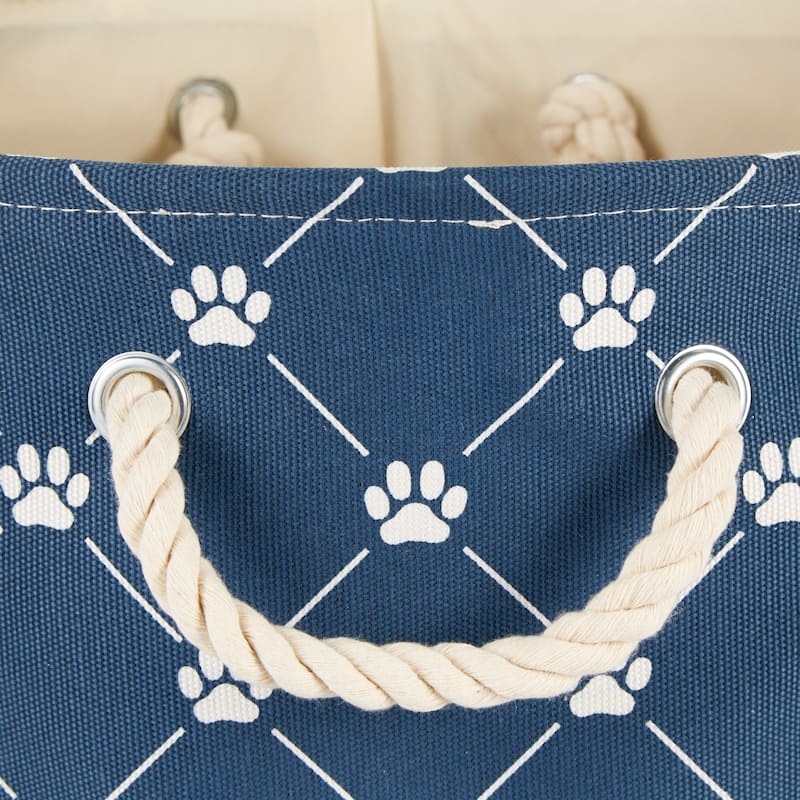 Bone Dry Polyester Pet Bin Trellis Paw
