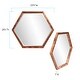 preview thumbnail 5 of 4, Allan Andrews Felix Wood Framed Wall Mirror - Copper