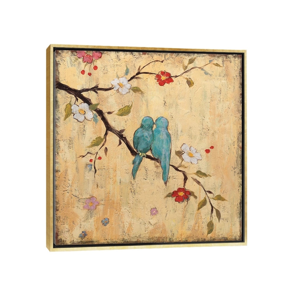 iCanvas "Love Birds II" by Katy Frances Framed Canvas Print