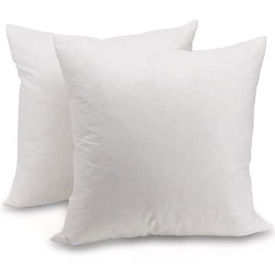 Cheer Collection Feather Down Decorative Square Pillow