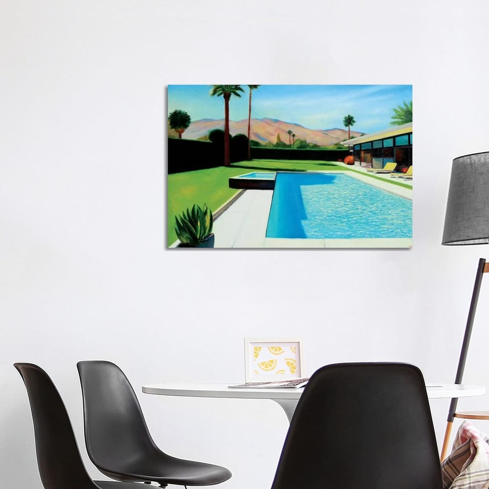 iCanvas "Palm Springs Monday" by Ieva Baklane Canvas Print