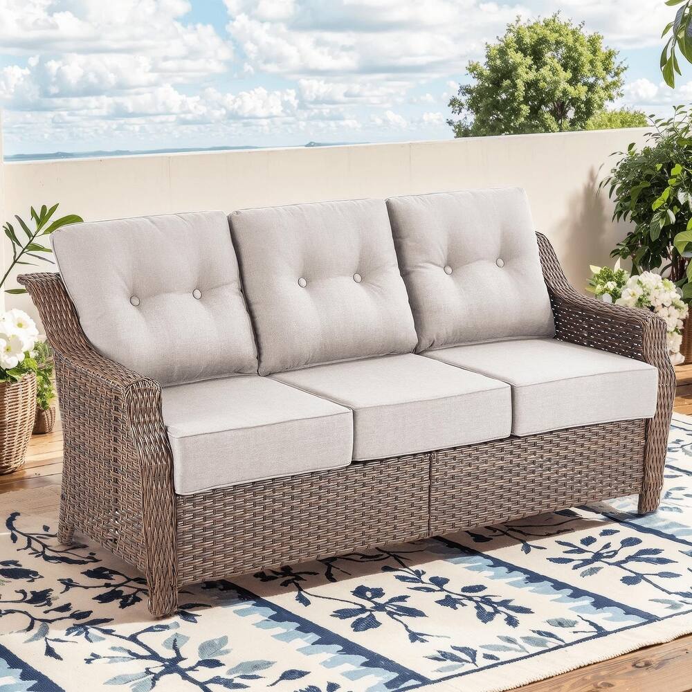 Outdoor Wicker Rattan Sofa Set for Garden