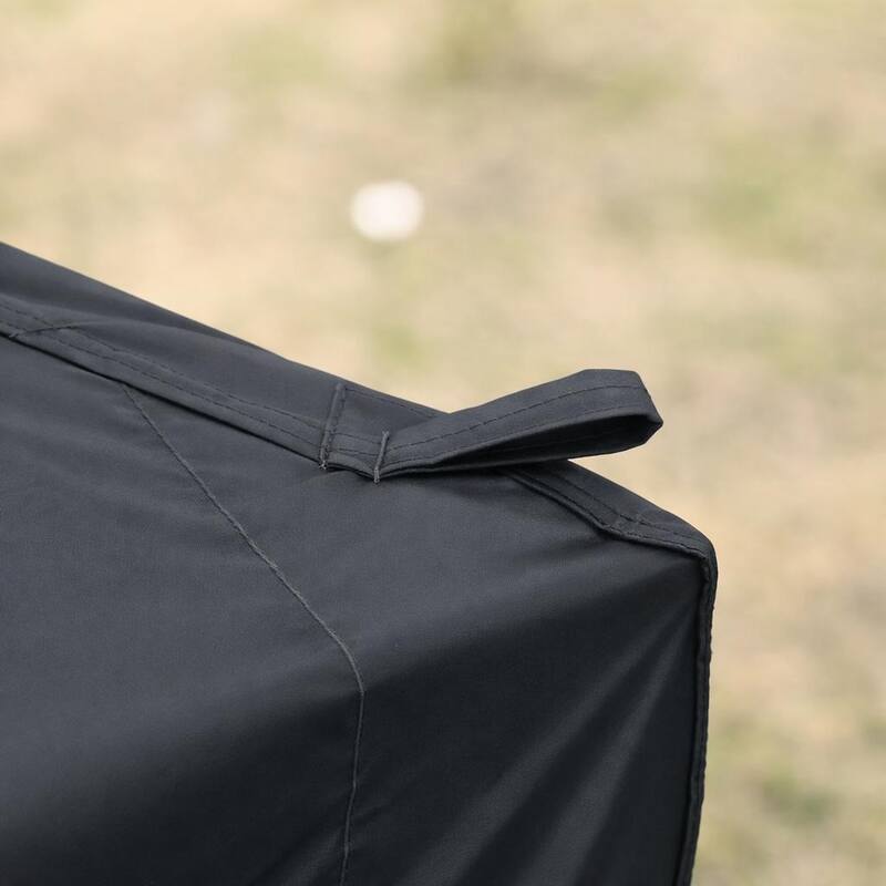 Outdoor 10x 10Ft Pop Up Gazebo Canopy Tent Removable Sidewall with Zipper, 2pcs Sidewall with Windows,with 4pcs Weight sand bag