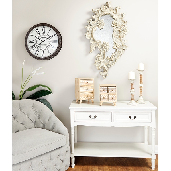 White wooden cheap jewelry boxes