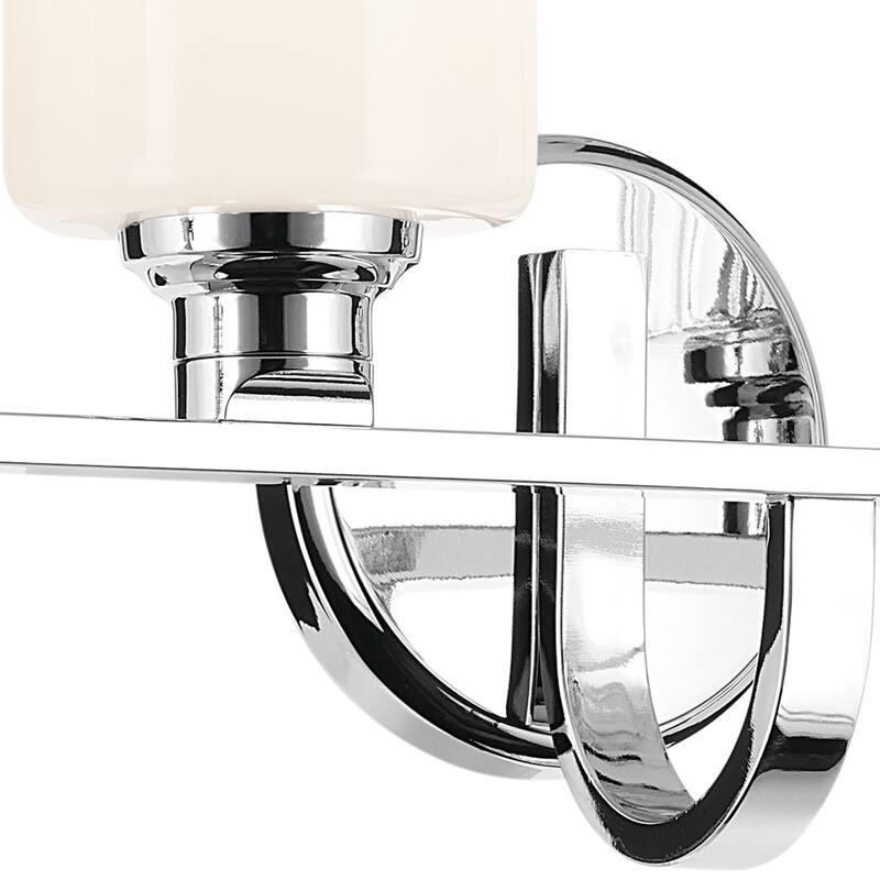 Kichler Lighting Gioe 32.25" 4-Light Vanity Light with Opal Glass in Chrome