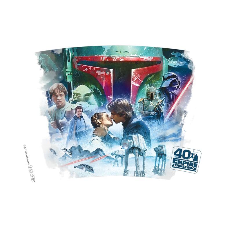 Tervis Star Wars Empire 40th Anniversary Collage Made in USA Double Walled Insulated Travel Tumbler, Classic
