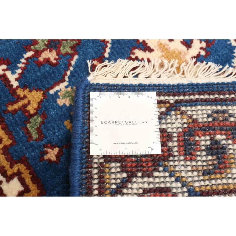 ECARPETGALLERY Hand-knotted Serapi Heritage Blue Wool Rug - 2'8 x 8'0