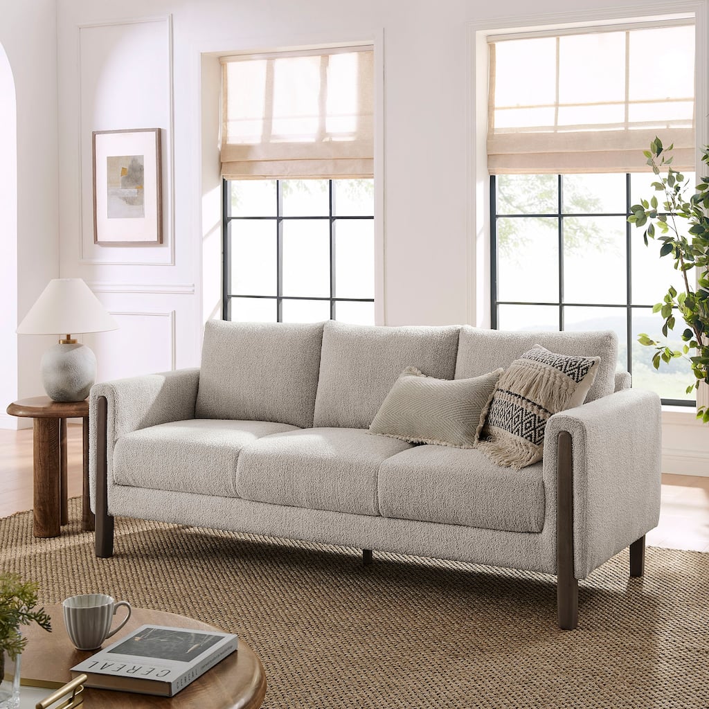 Hawken Boucle Fabric Sofa