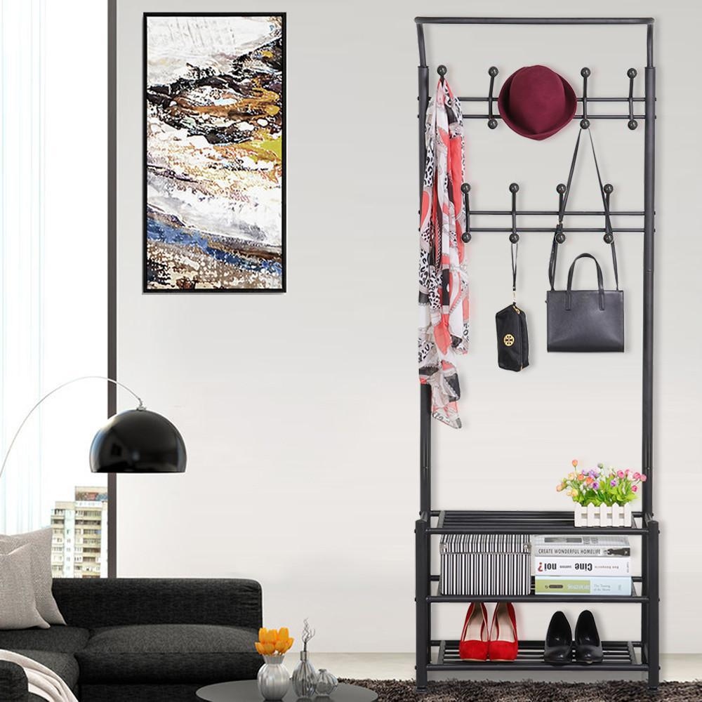 Metal coat 2025 rack free standing