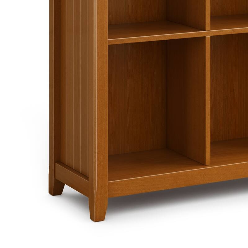 WYNDENHALL Normandy SOLID WOOD 48x44 inch Transitional 9 Cube Bookcase and Storage Unit - 44 Inches wide