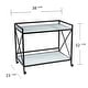 preview thumbnail 15 of 15, SEI Furniture Munchofen Metal Gold Bart Cart