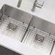 preview thumbnail 1 of 8, STYLISH 3.5 Inch Square Kitchen Sink Strainer with Removable Basket