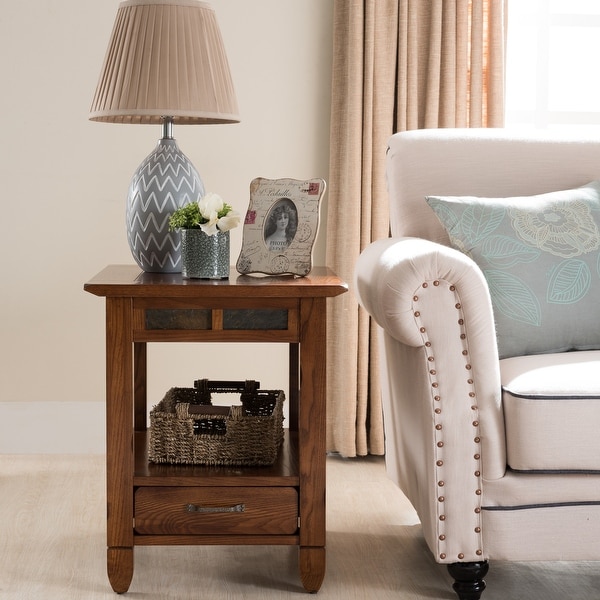 Oak end hotsell tables for sale