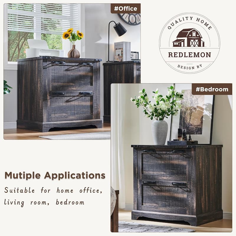 Farmhouse File Cabinet, Wood Filing Cabinets, Office Storage Cabinet