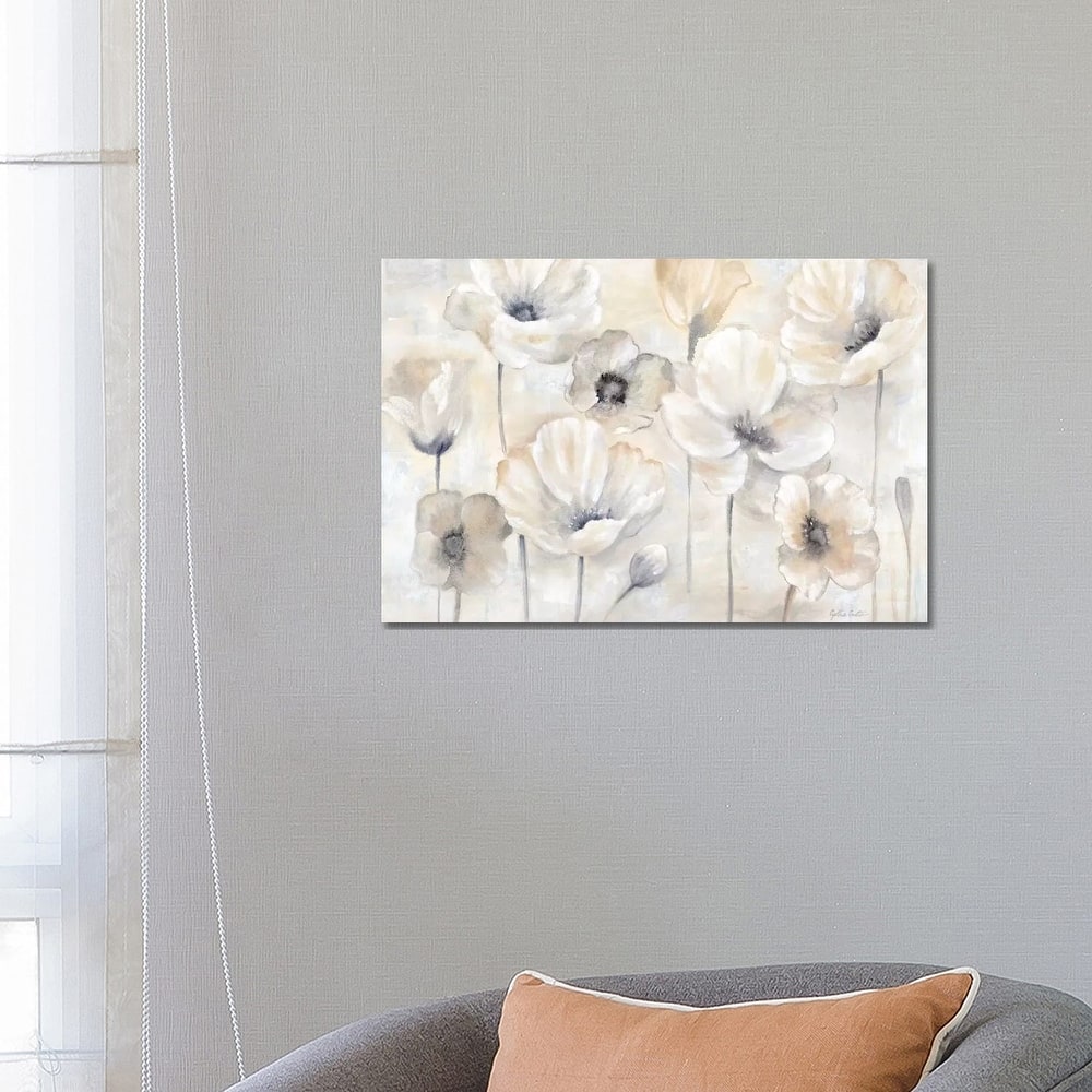 iCanvas "Gray Poppy Garden Landscape" by Cynthia Coulter Canvas Print