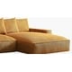 preview thumbnail 28 of 59, Transitional Luxe Upholstered Living Room Sectional 106.7 inch