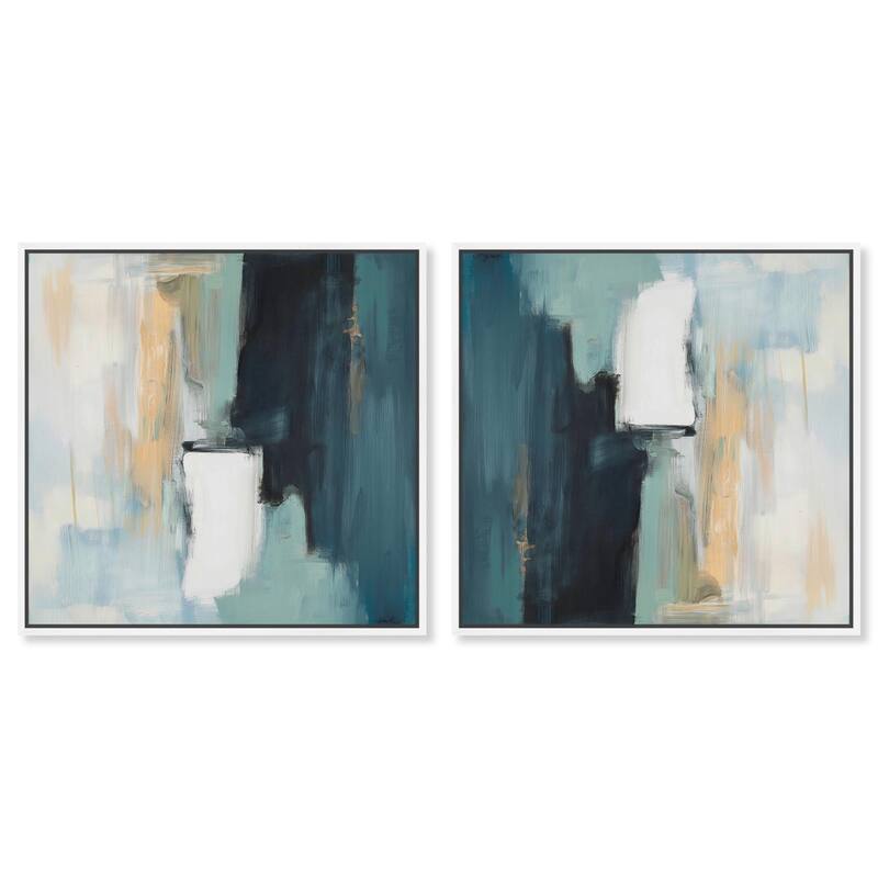 Veiled in Mist II Canvas by Art Remedy - 16" x 24" - Silver