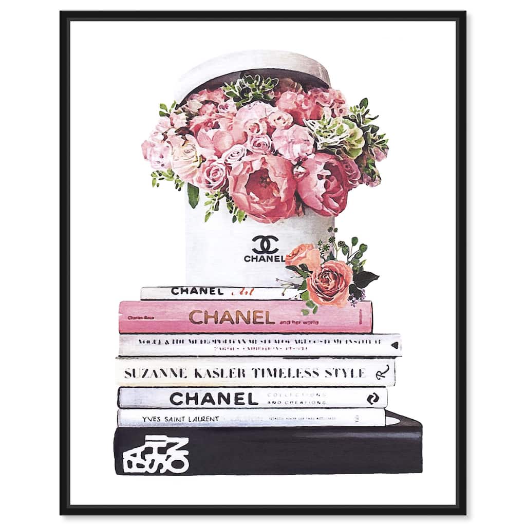 Doll Memories - Roses upon Books Canvas by Art Remedy