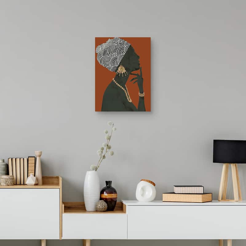 Graceful Majesty Spice I Canvas Art Print