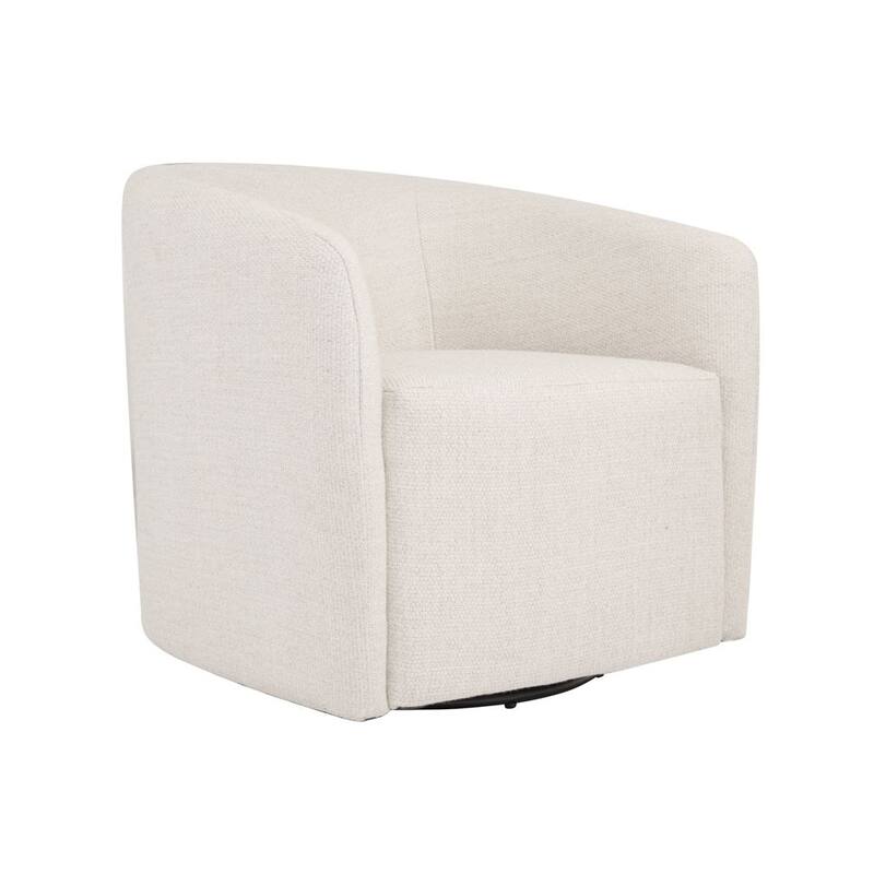 HomePop Nora Upholstered Swivel Accent Chair