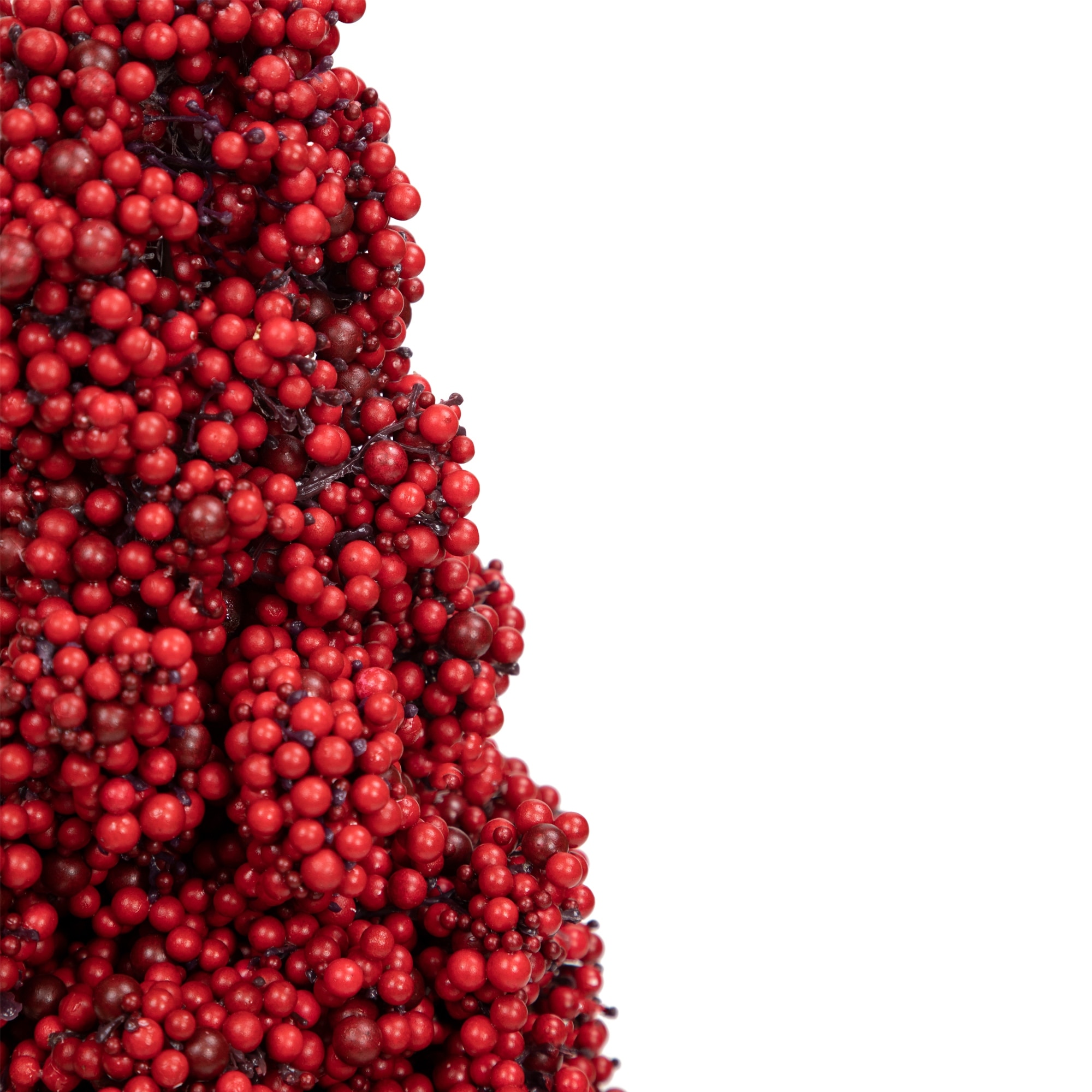 Red Berry Cone Potted Christmas Topiary - On Sale - Bed Bath & Beyond -  38424927