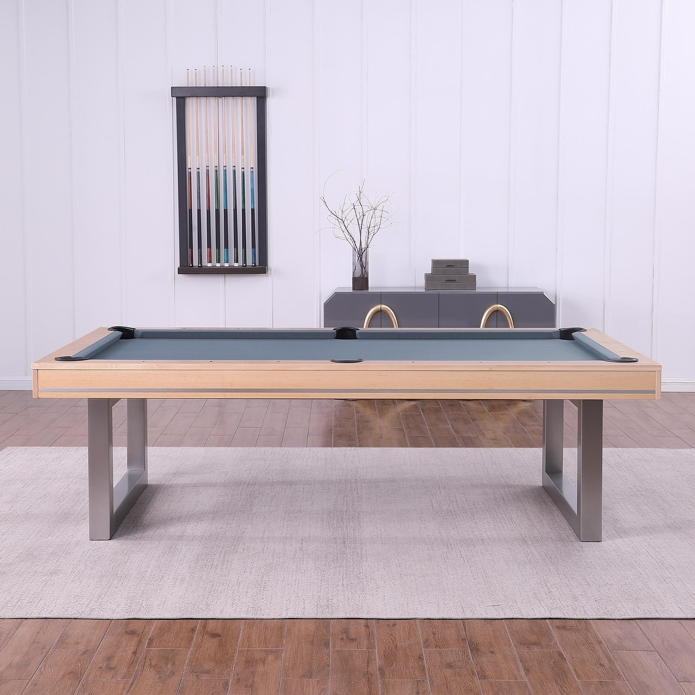 Maple Harmony 8ft Billiard Slate Pool Table with Dining Top
