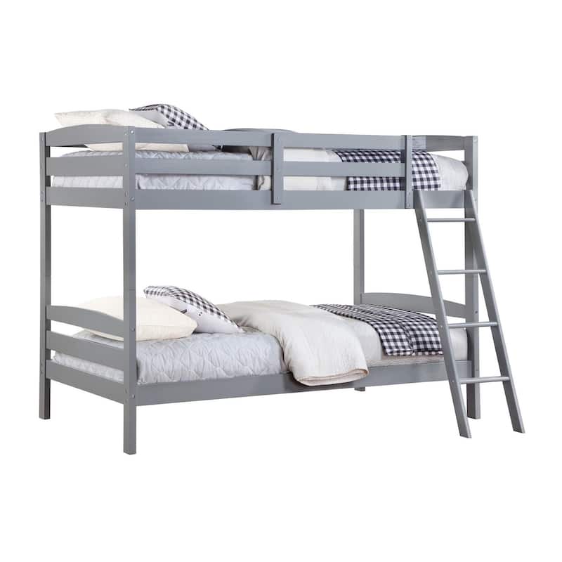 Kerr Grey Twin Over Twin Bunk Bed
