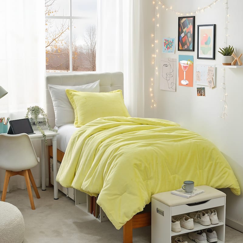 Coma-Tose - Coma Inducer® Oversized Comforter Set - Buttercream Buzzin Bee - Twin XL