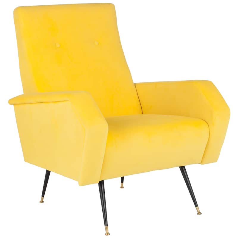 SAFAVIEH Senja Mid-Century Modern Retro Club Chair - 27.5" x 34.8" x 37" - 28Wx35Dx37H