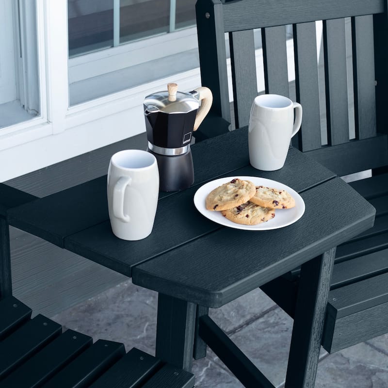 HIGHWOOD Eco-Friendly Adirondack Tete-a-Tete Connecting Table
