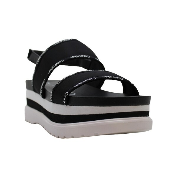 calvin klein platform sandals