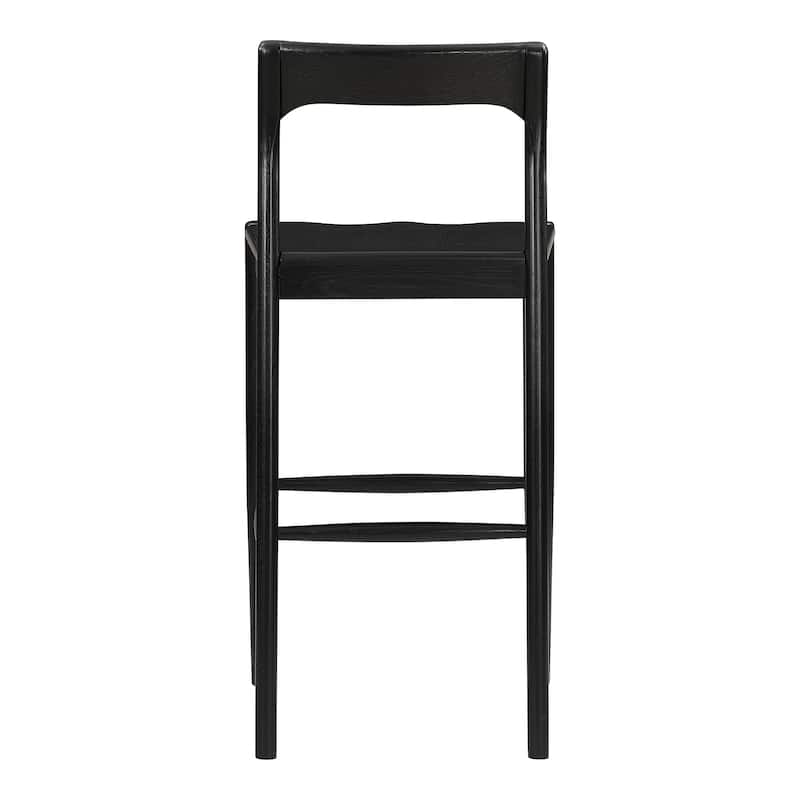 Aurelle Home Owletta Modern Solid Wood Barstool - 19.5"W x 42"H x 20"D