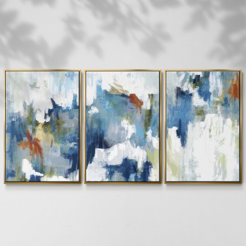 Color Falls - Multi Piece Framed Canvas