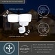 preview thumbnail 6 of 15, Integrated LED Motion Sensor Dusk to Dawn Outdoor Security Flood Light - 180 Range - 70 Ft