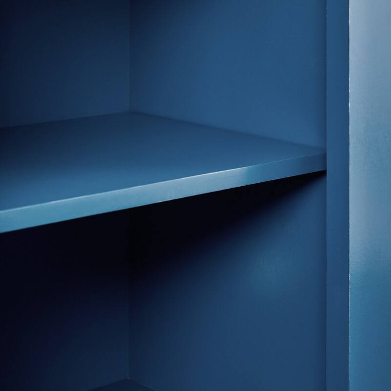 37 in. Barn Door Buffet Bar Cabinet with Wine Rack