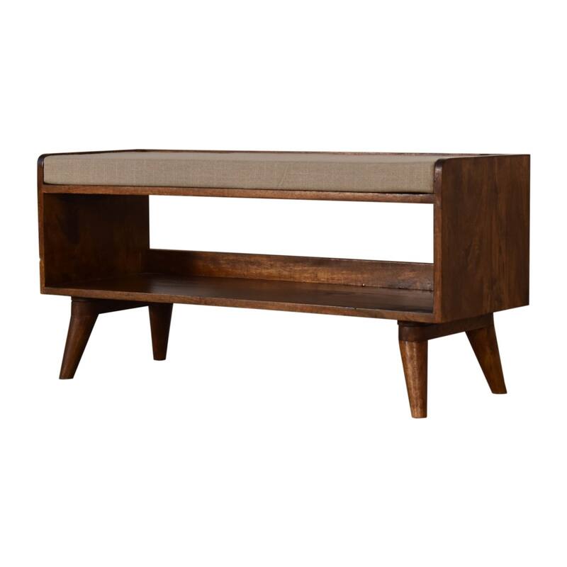 Artisan furniture Mud Linen Nordic Storage Bench