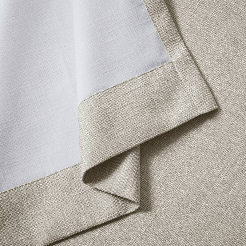 SunSmart Arlie Printed Heathered Extra Wide Blackout Window Patio Panel - 100x84"