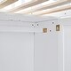 preview thumbnail 15 of 55, Playhouse Inspired Twin size Loft Bed with Bookshelf, Drawers, Desk and Wardrobe, Sturdy Construction & Unique Design, White