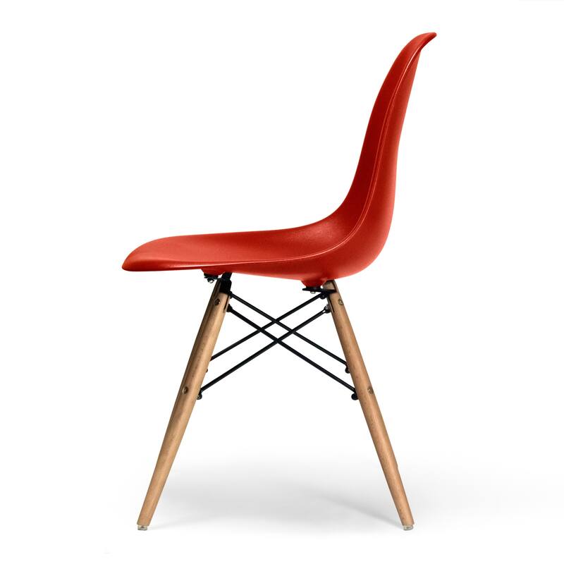 Paris-2 Side Chairs with Natural Legs (Set of 2)